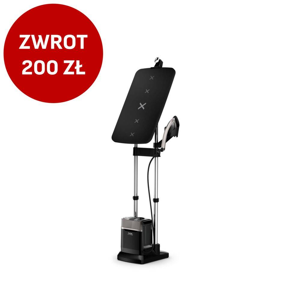 Tefal Ixeo Power, stacja do prasowania, mocna, prasowanie w pionie