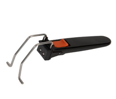 Czarny uchwyt koszyka SS-993645