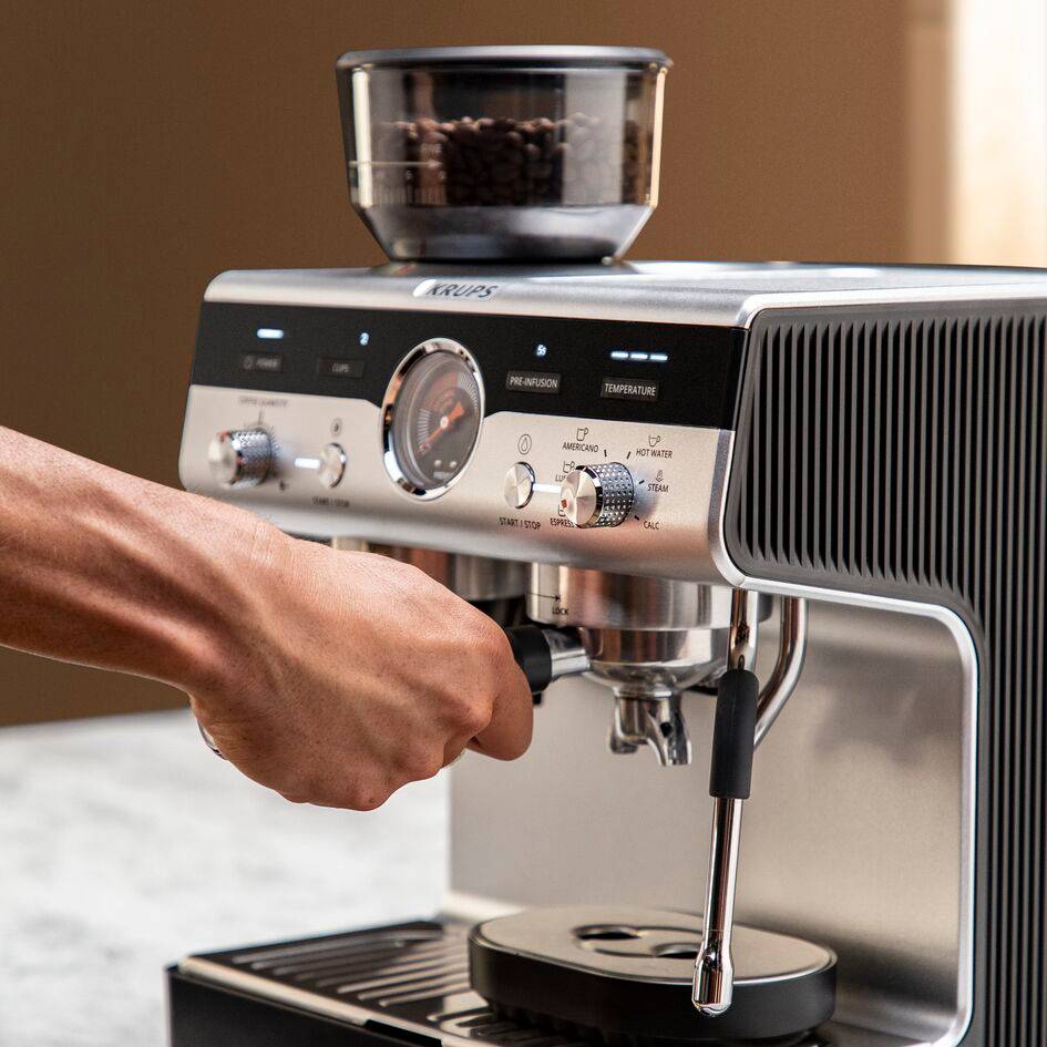 Ekspres kolbowy z młynkiem KRUPS Precision XP801T