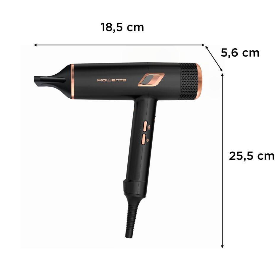 Suszarka do włosów, Rowenta Ultimate Experience Maestria, etui, 9 poziomów