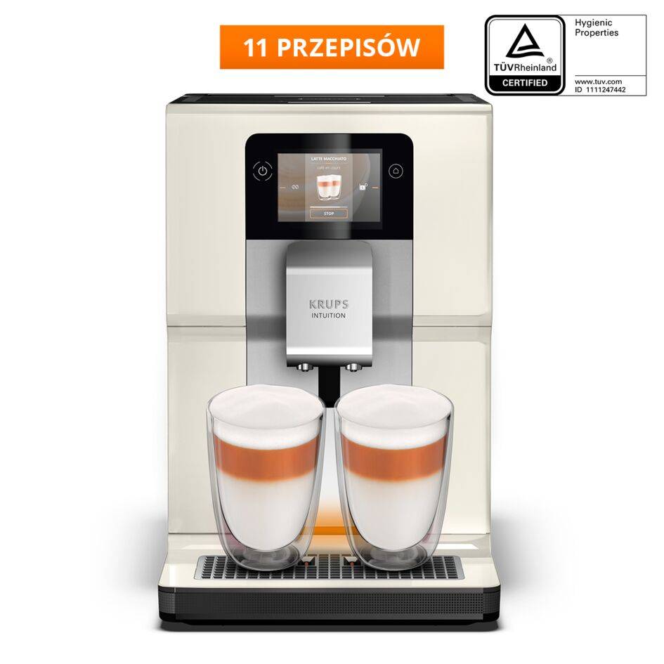 Ekspres do kawy automatyczny KRUPS INTUITION PREFERENCE+ EA872A (kość słoniowa)