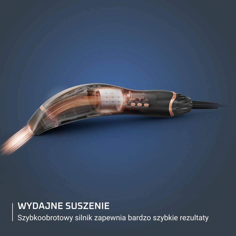 Suszarka do włosów, Rowenta Ultimate Experience Air Motion, lekka, kompaktowa