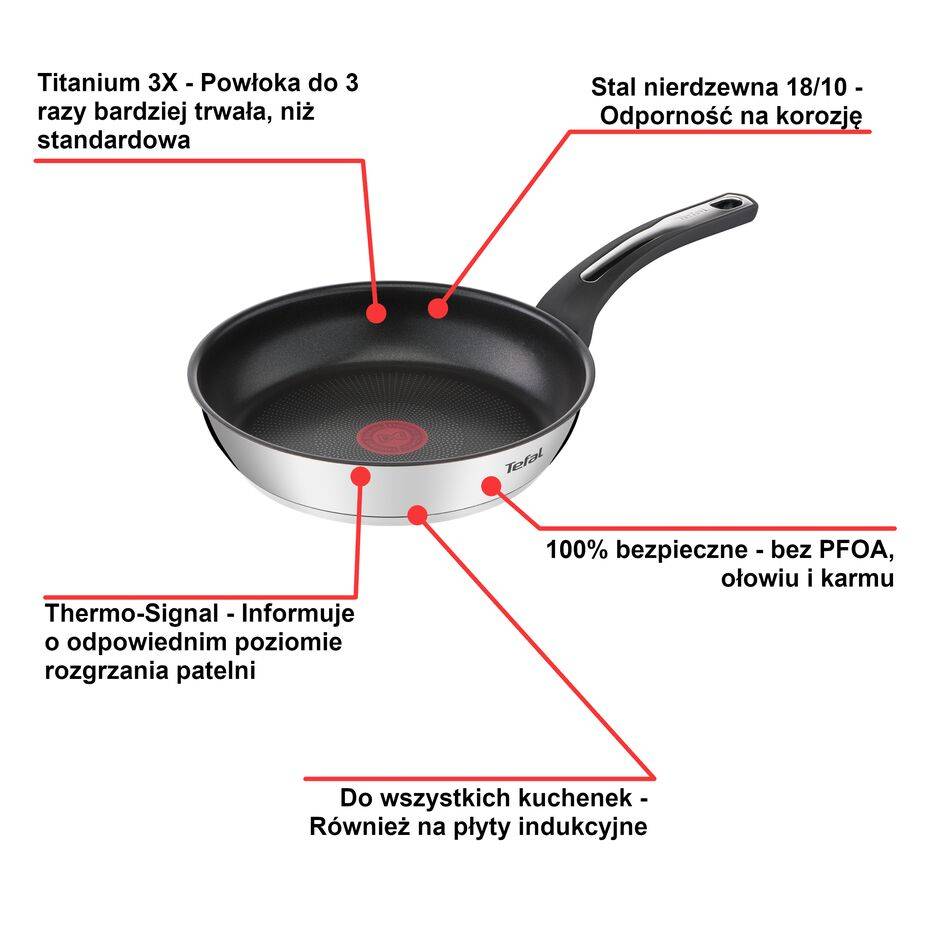 Patelnia TEFAL EMOTION 24cm