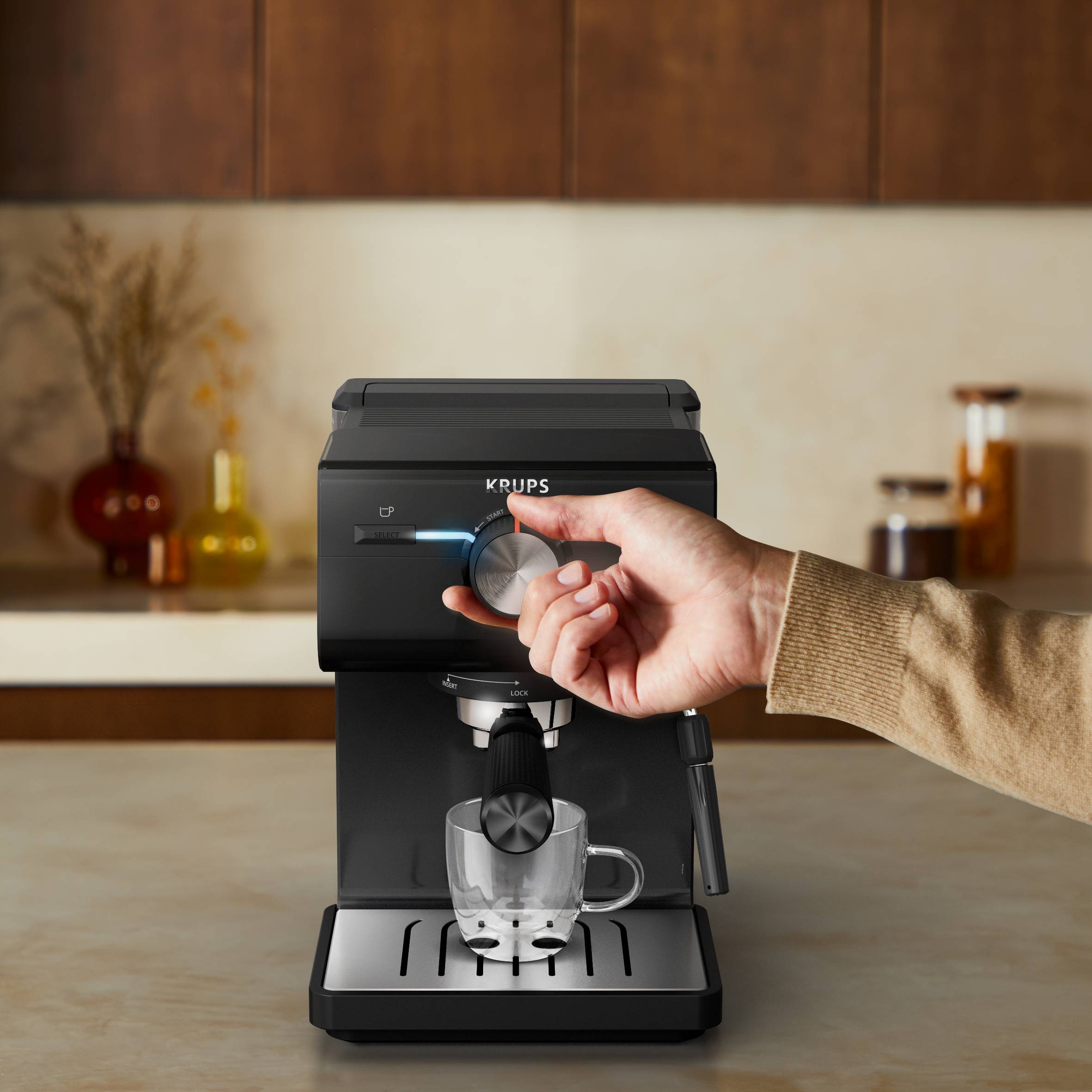 Ekspres kolbowy KRUPS Authentic C50 XP381810