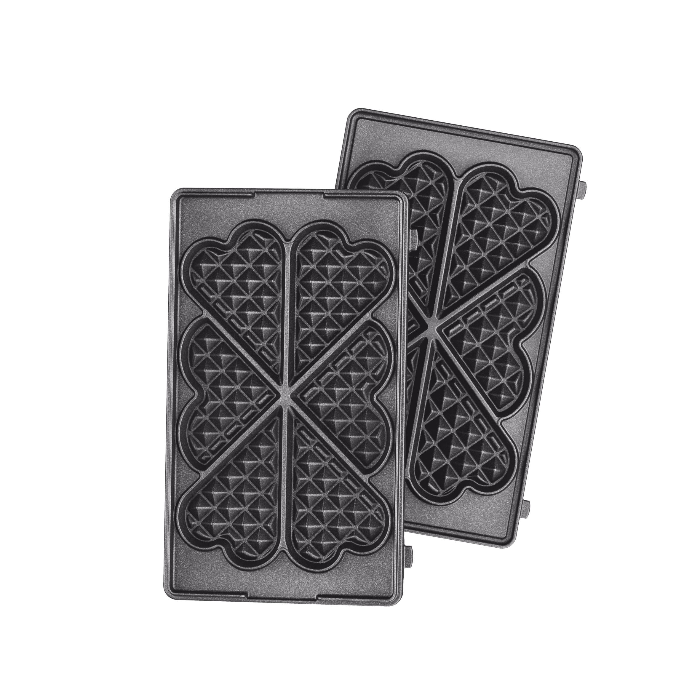 2 płytki do gofrów w kształcie serca Snack Collection XA8106F0