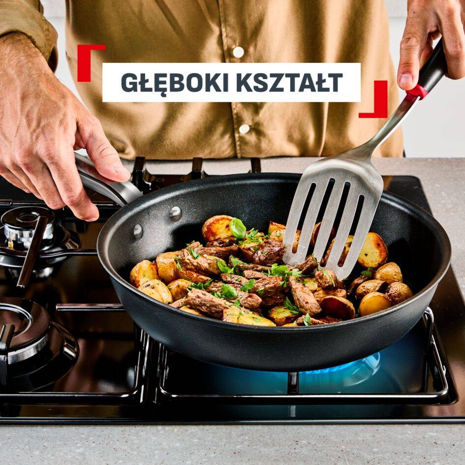 Patelnia Experience 20 cm, powłoka nieprzywierająca FusionCore, kompatybilna z indukcją, dla 1-2 osób