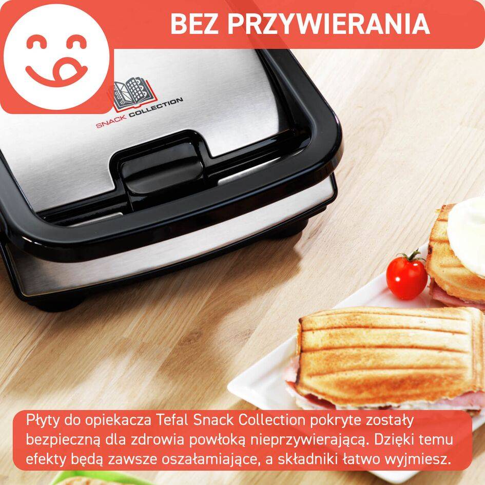 Opiekacz TEFAL SNACK COLLECTION SW852D