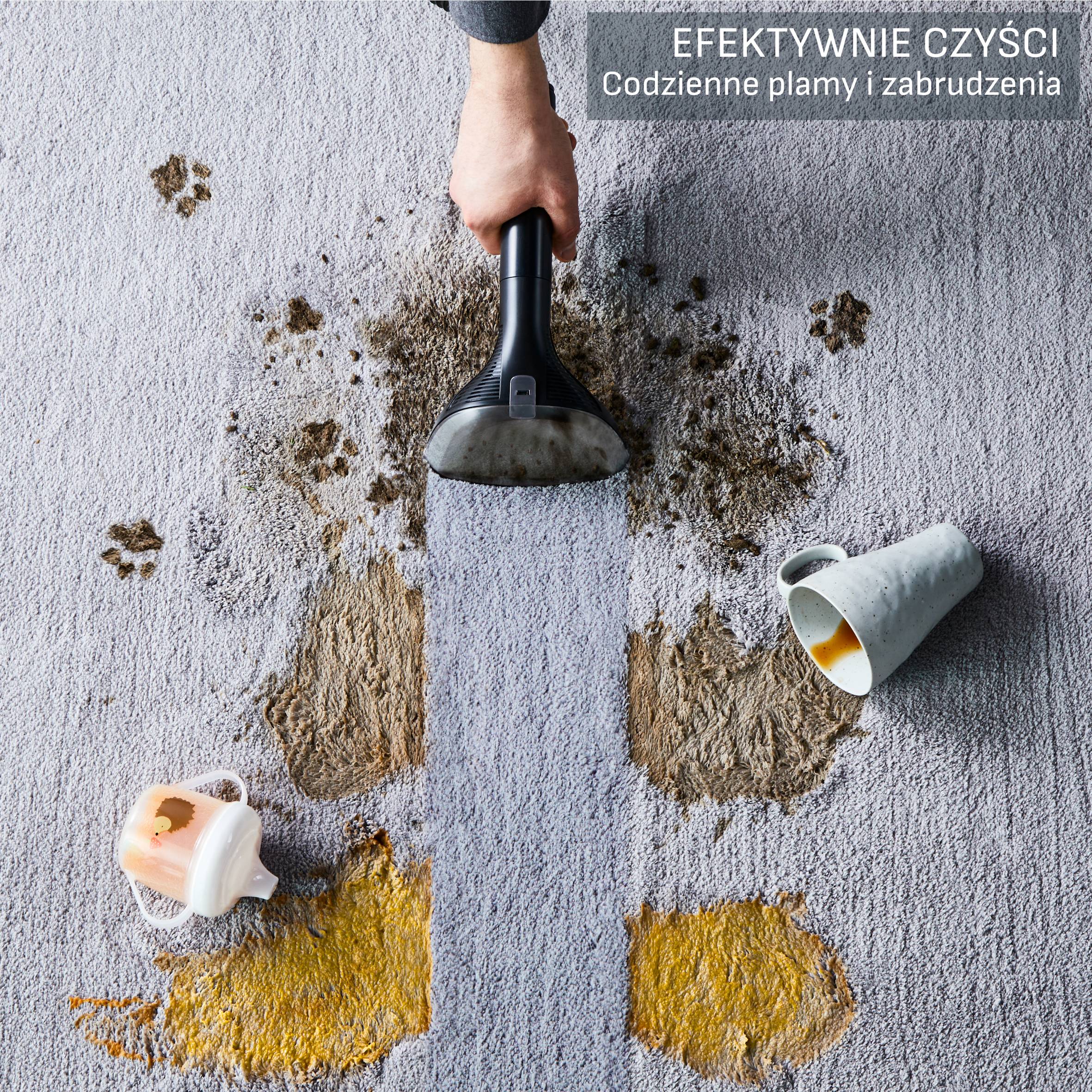 Odkurzacz piorący Tefal Clean It, do dywanów, tapicerki, 750 W