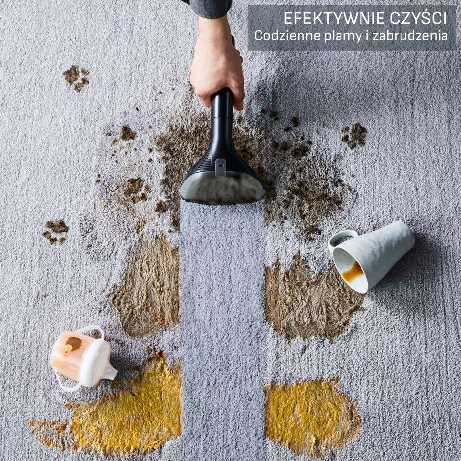 Clean It, punktowy odkurzacz piorący, mobilny odkurzacz piorący do dywanów, szybkie czyszczenie