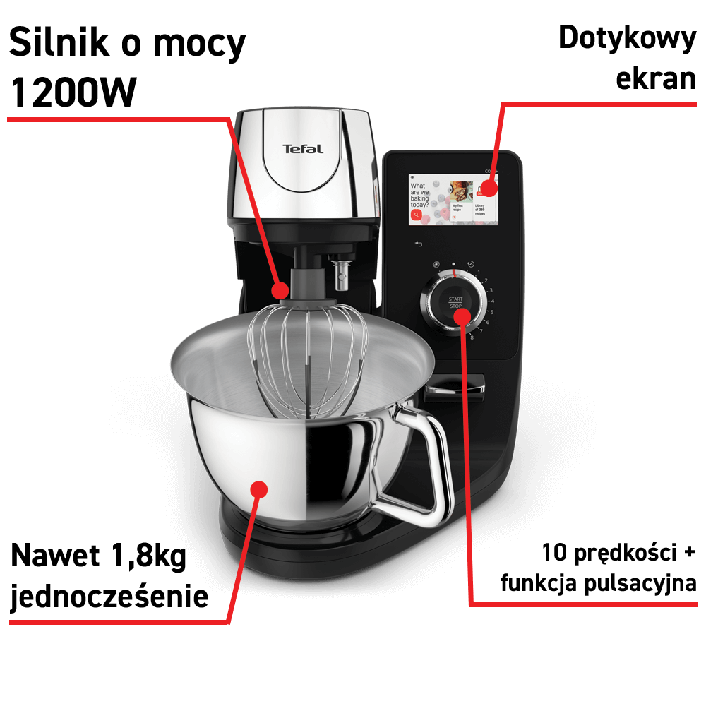 Robot planetarny Tefal I-Coach Touch QB9518