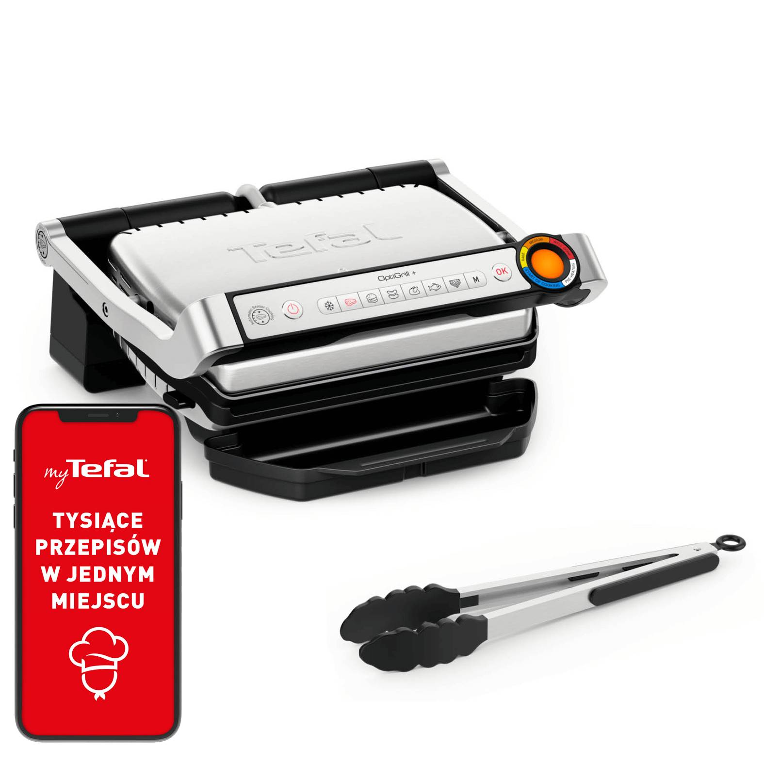 Grill elektryczny TEFAL OPTIGRILL+ GC718D