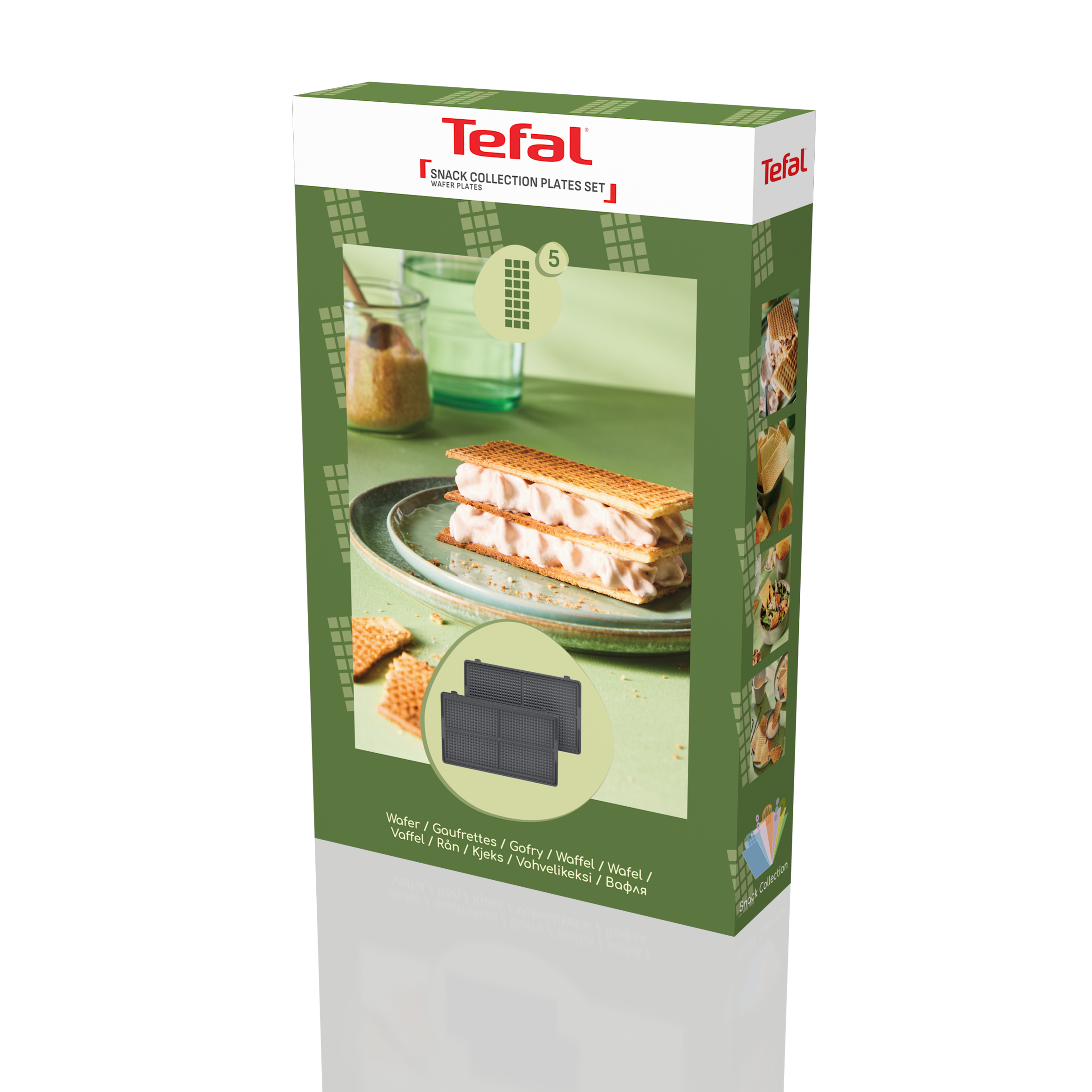 2 płytki do wafli Snack Collection XA8105F0