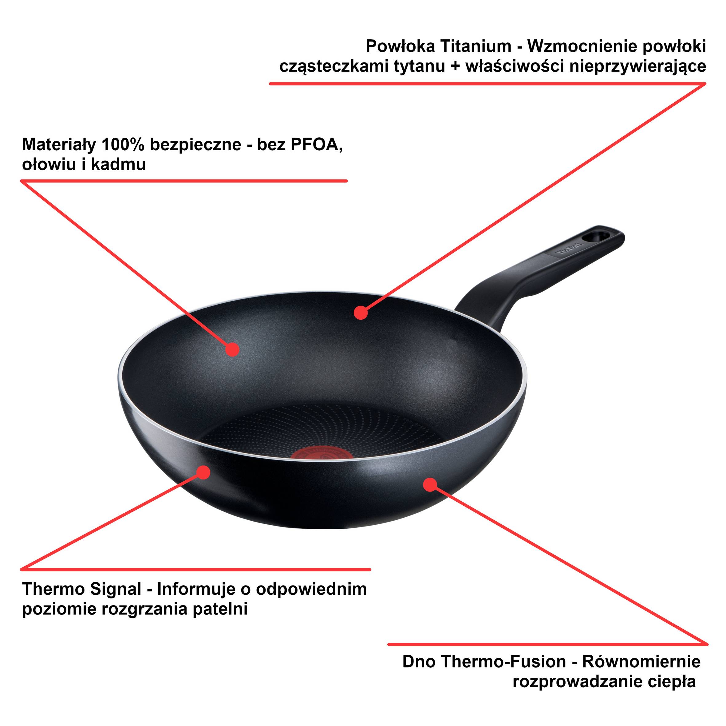 Wok TEFAL GENEROUS COOK 28cm