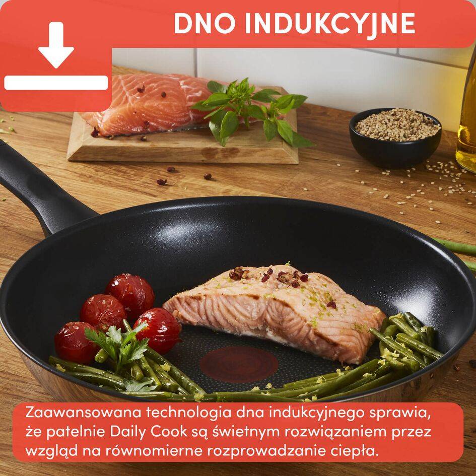 Patelnia grillowa TEFAL DAILY COOK 26cm