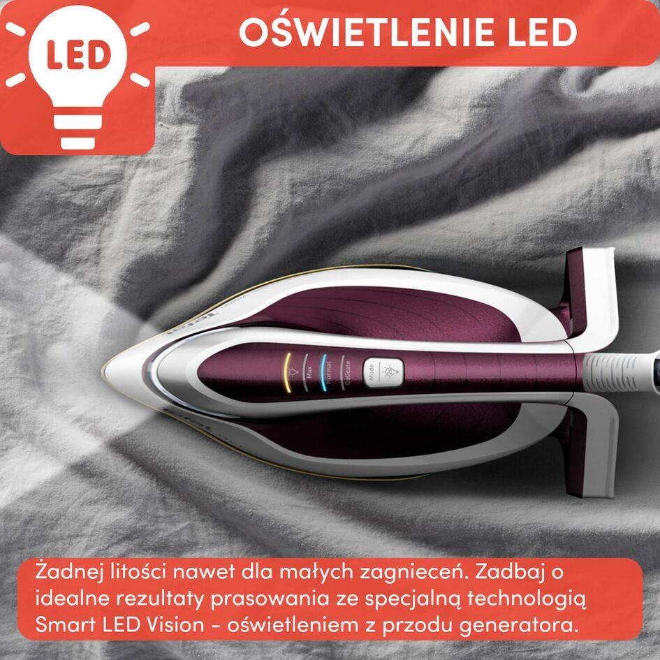 Generator pary, Tefal Pro Express Vision, 180 g/min, 8,3 bar, LED