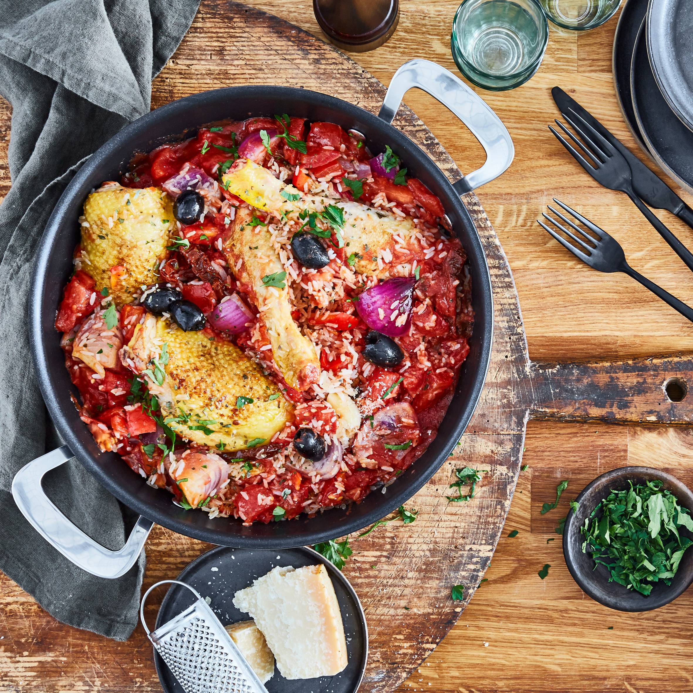 Wok TEFAL UNLIMITED 26cm + pokrywka