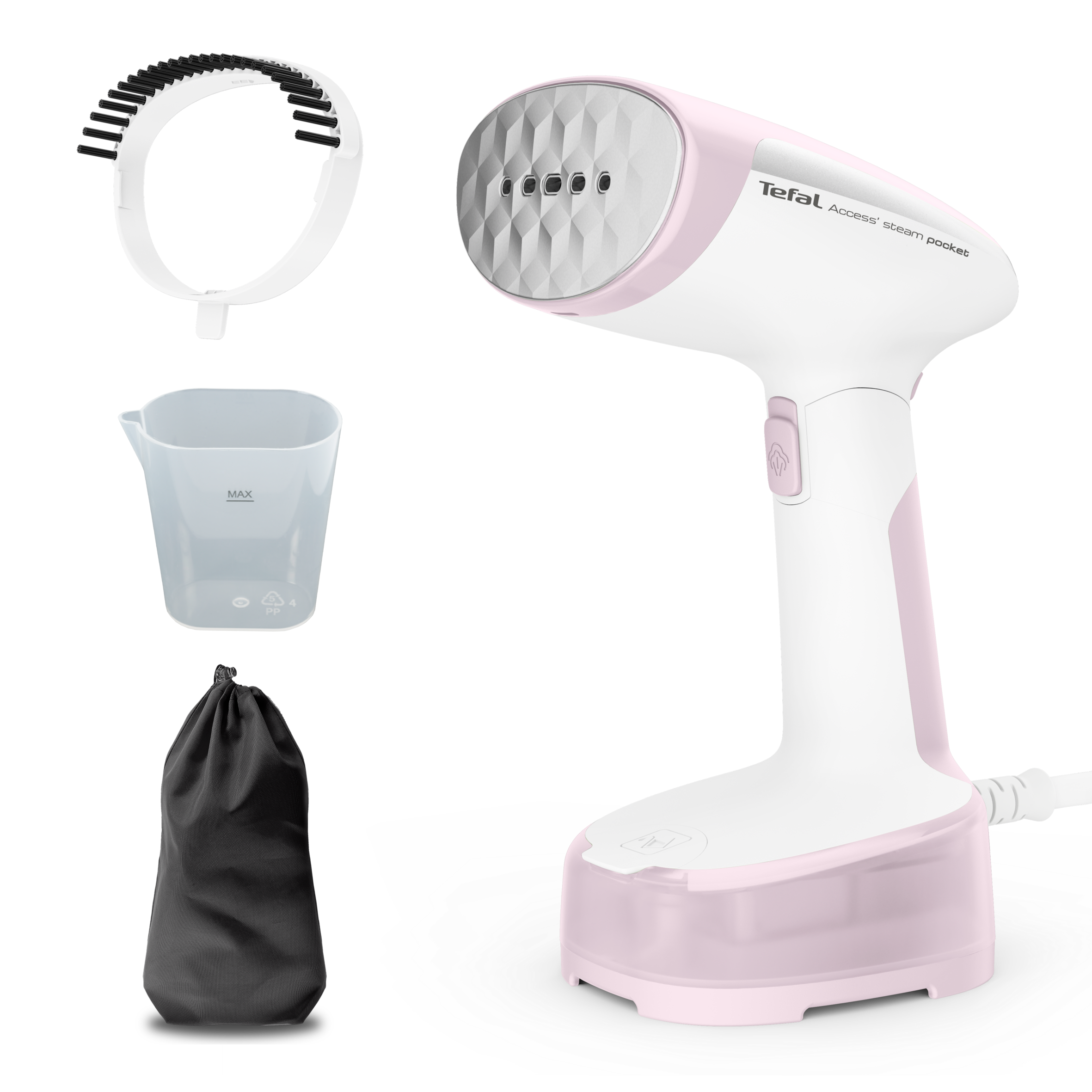 Parownica do ubrań, Tefal Access Steam Pocket, 1300 W, kompaktowa