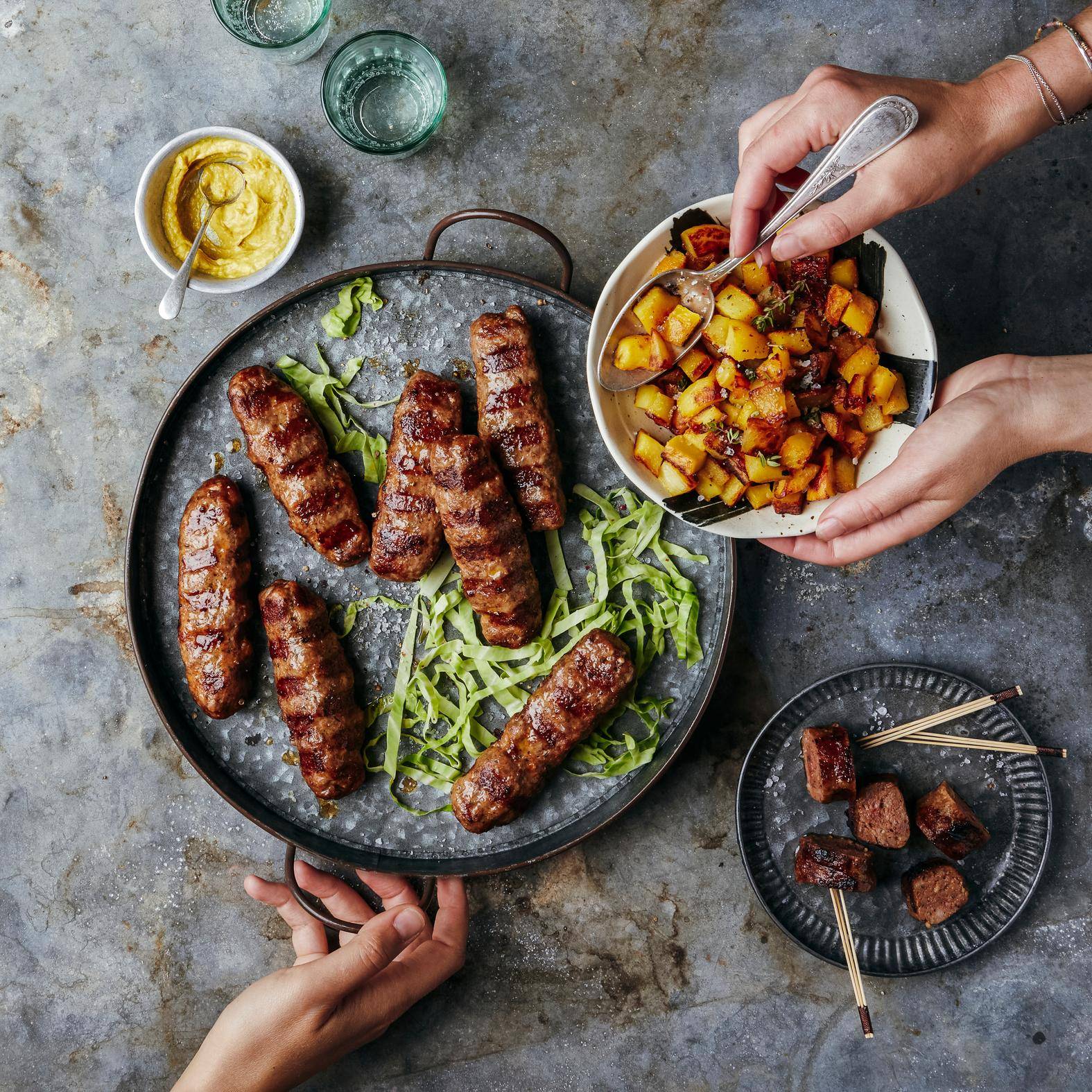 Mici de casa z frytkami - przepisy OptiGrill 2in1 | Tefal