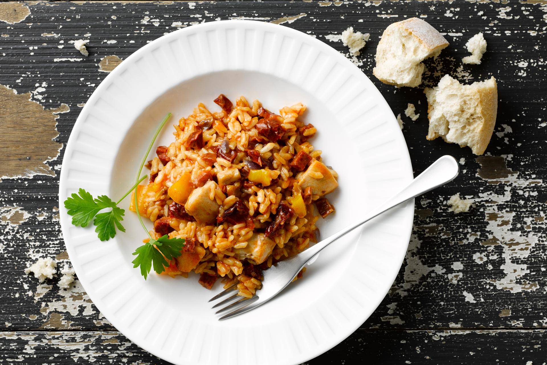 Risotto z kurczakiem i chorizo - przepisy Cook4Me | Tefal