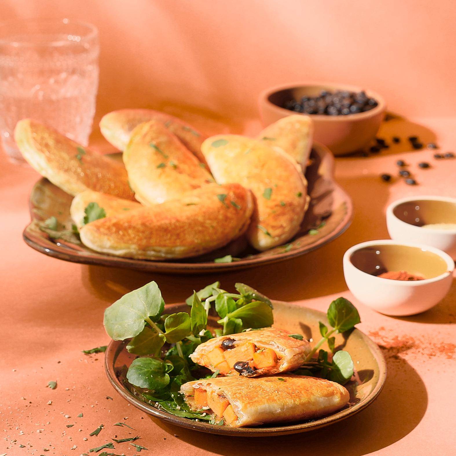 Rogaliki nadziewane batatami i czarną fasolą - przepisy Snack Collection MECHANICAL | Tefal