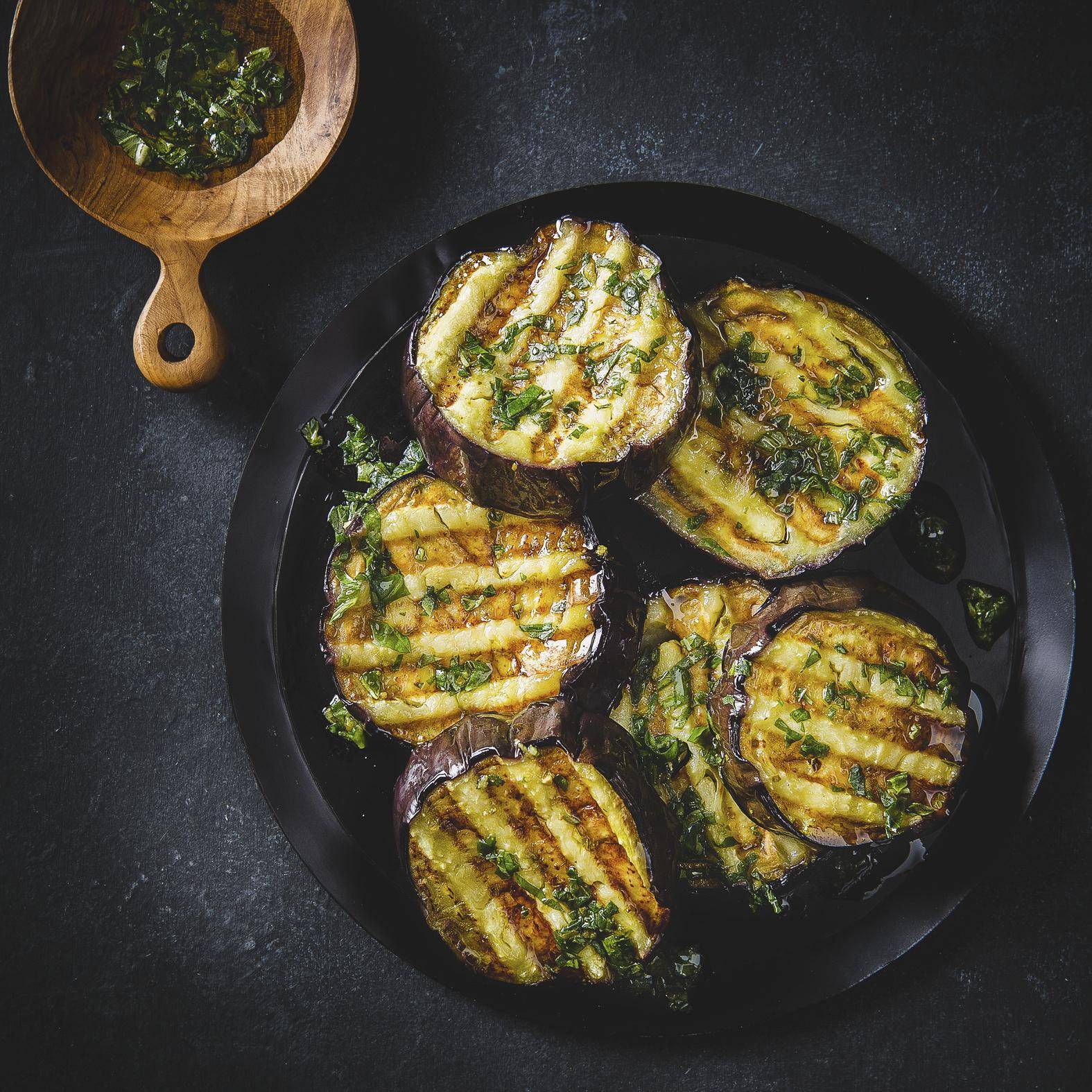 Grillowane bakłażany z pesto - przepisy EASY FRY & GRILL 2 in 1 XXL | Tefal