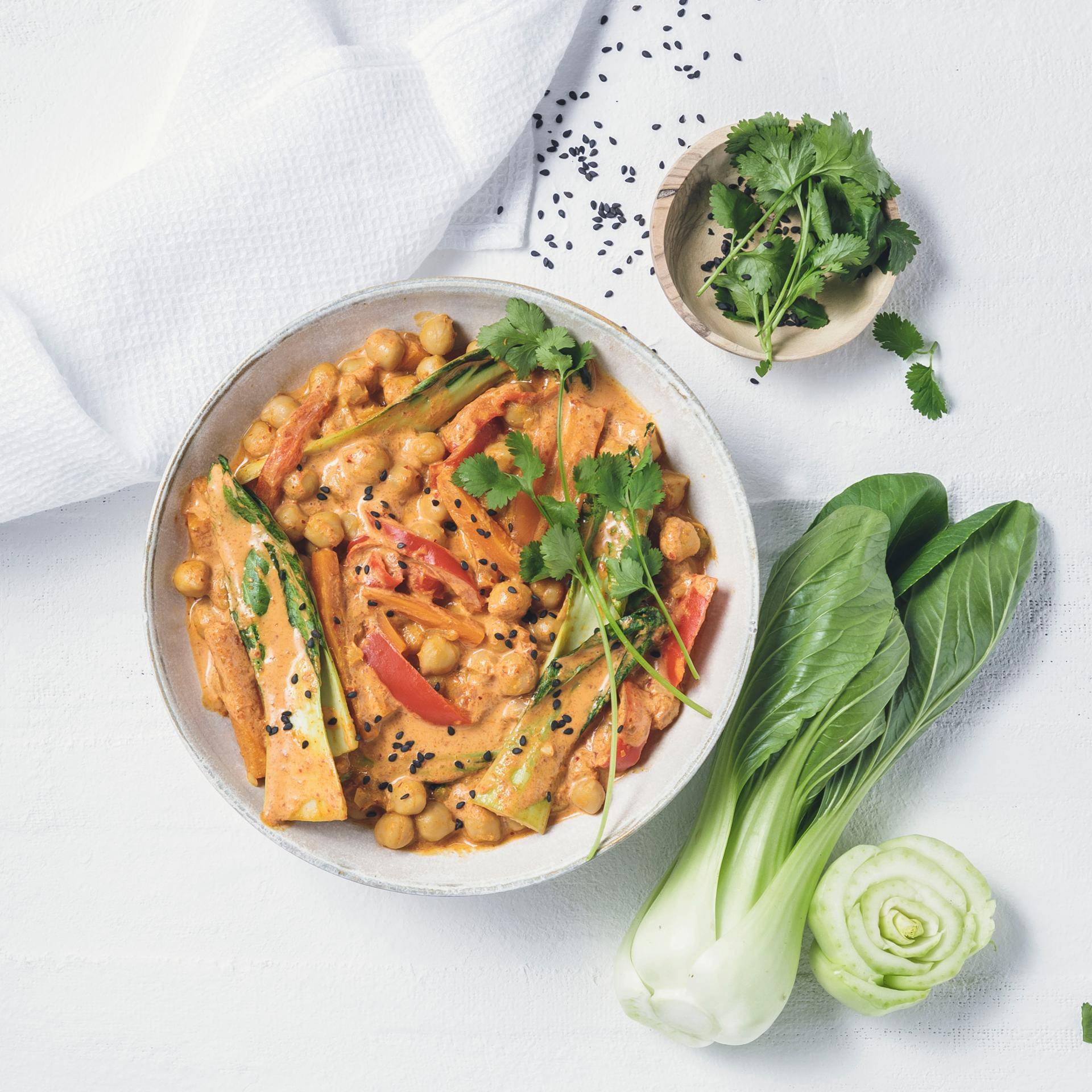 Warzywne czerwone curry - przepisy Cook4Me | Tefal