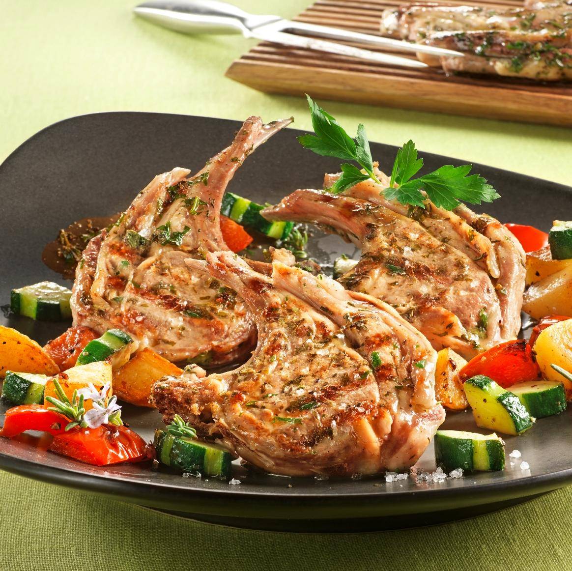 Kotlety jagnięce w ziołach - przepisy OptiGrill + | Tefal