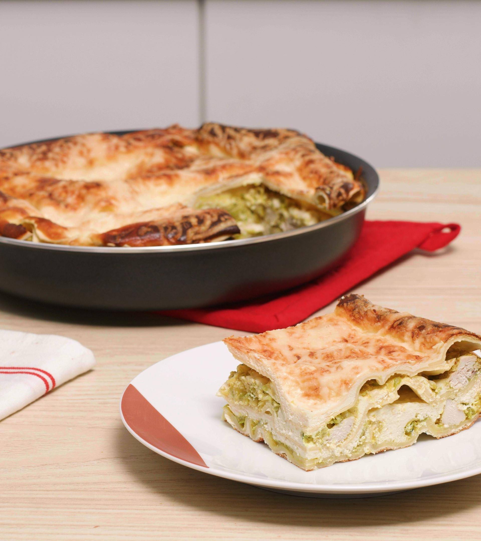 Lasagne z kurczakiem, cukinią, curry i ricottą - przepisy Patelnie i Garnki | Tefal