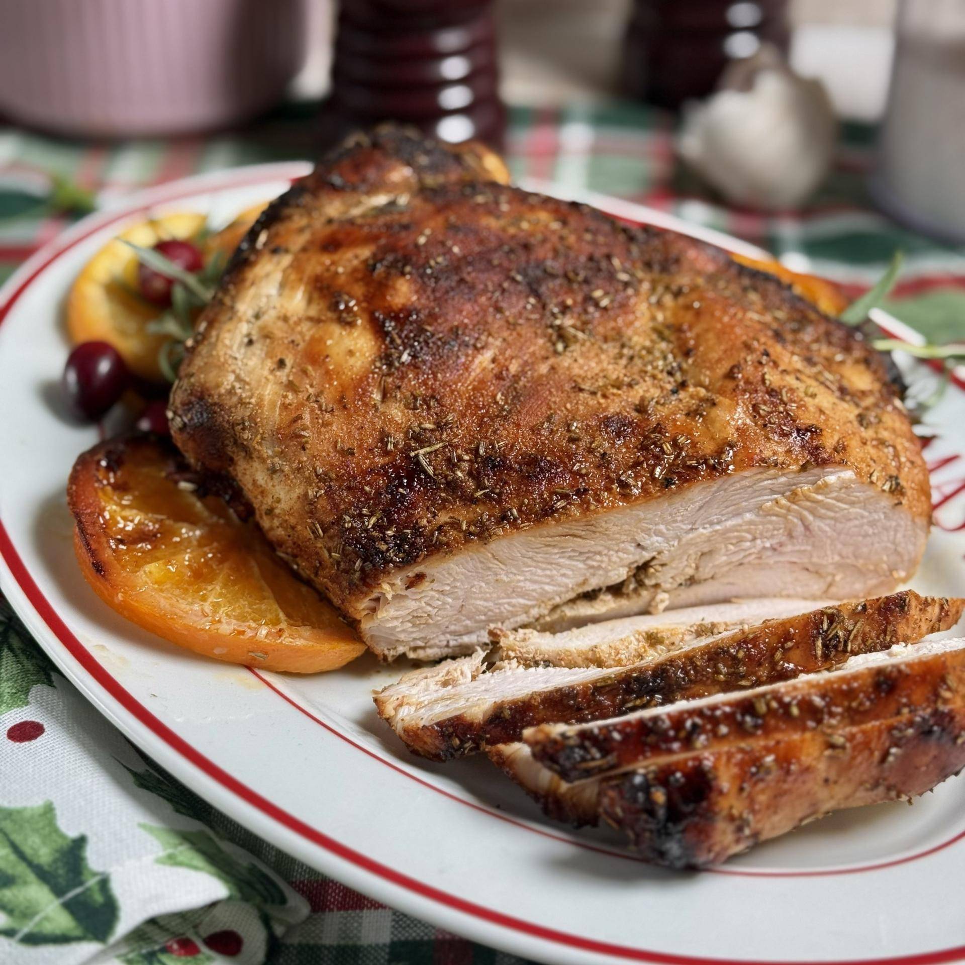 Indyk pieczony w pomarańczach i miodzie - przepisy EASY FRY OVEN & GRILL 9 in 1 | Tefal