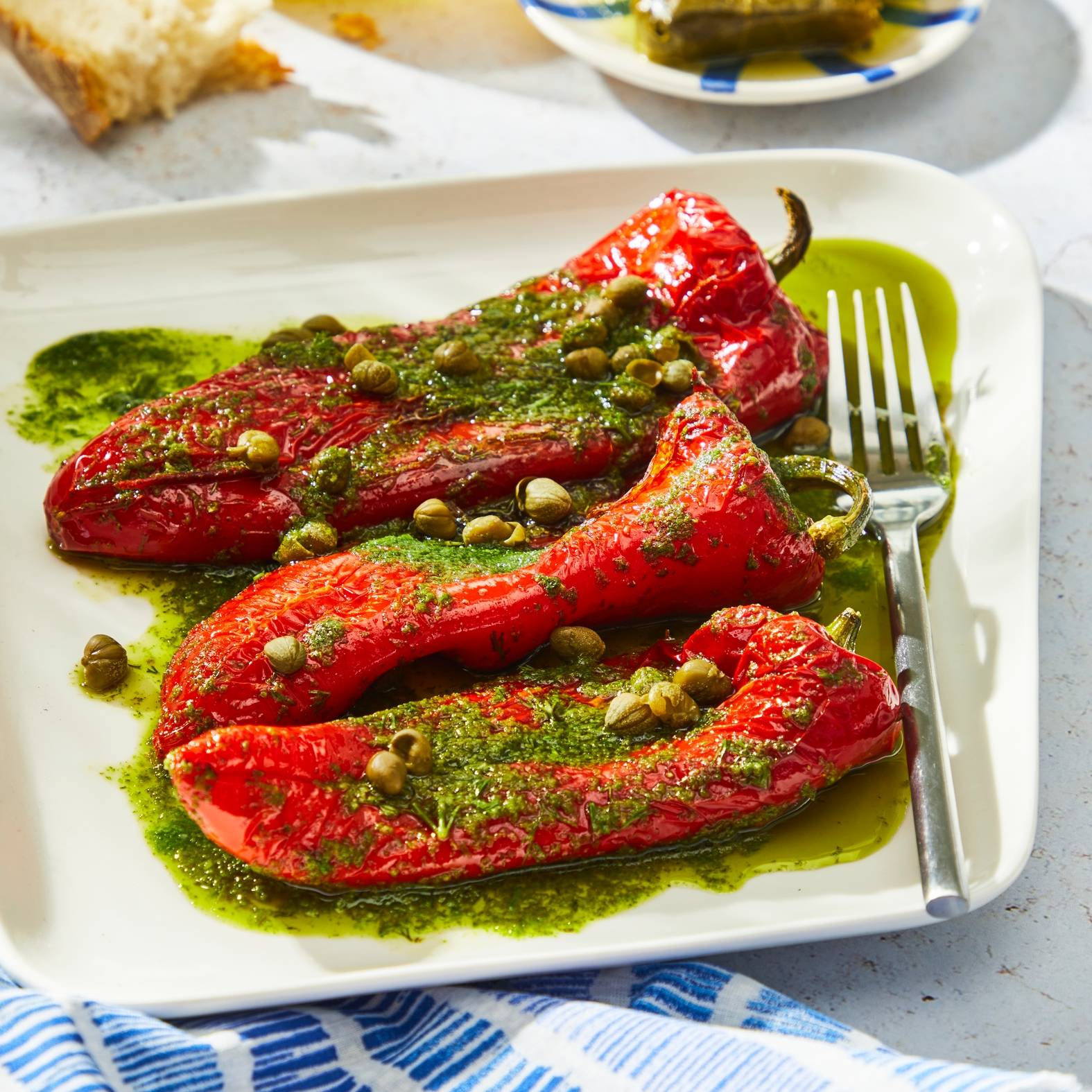 Grillowane papryki w occie - przepisy Patelnie i Garnki | Tefal