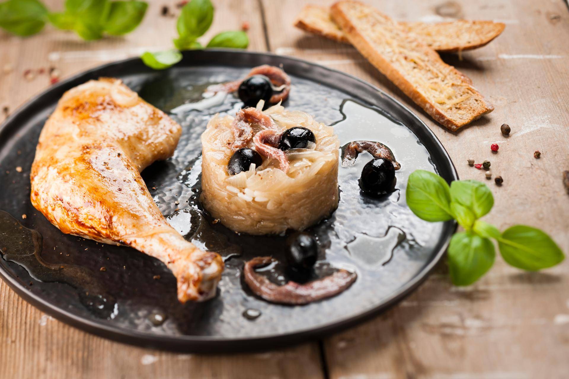 Drób w sosie pissaladière - przepisy Cook4Me | Tefal