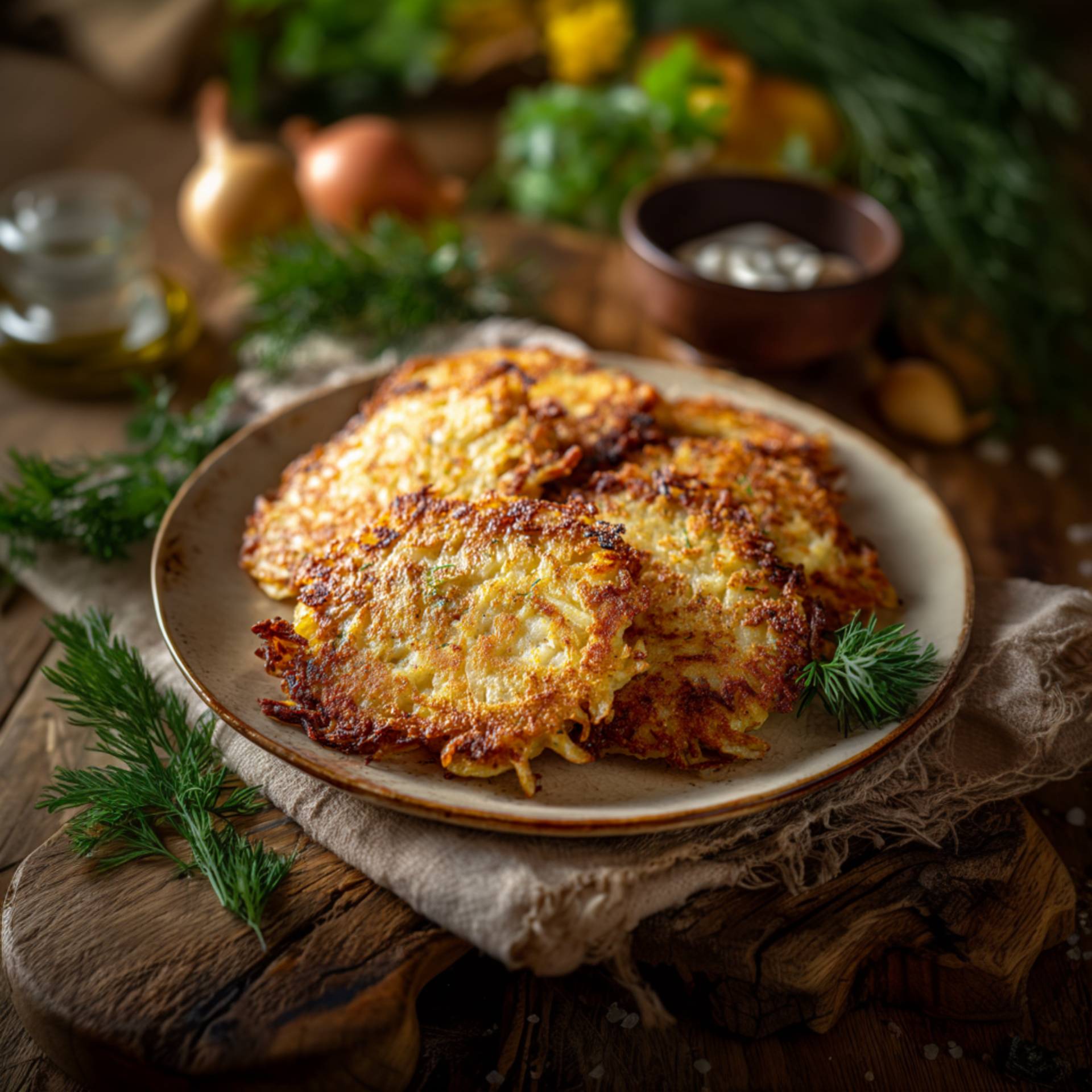 Placki ziemniaczane - przepisy EASY FRY & GRILL 2 in 1 MECHANICAL | Tefal