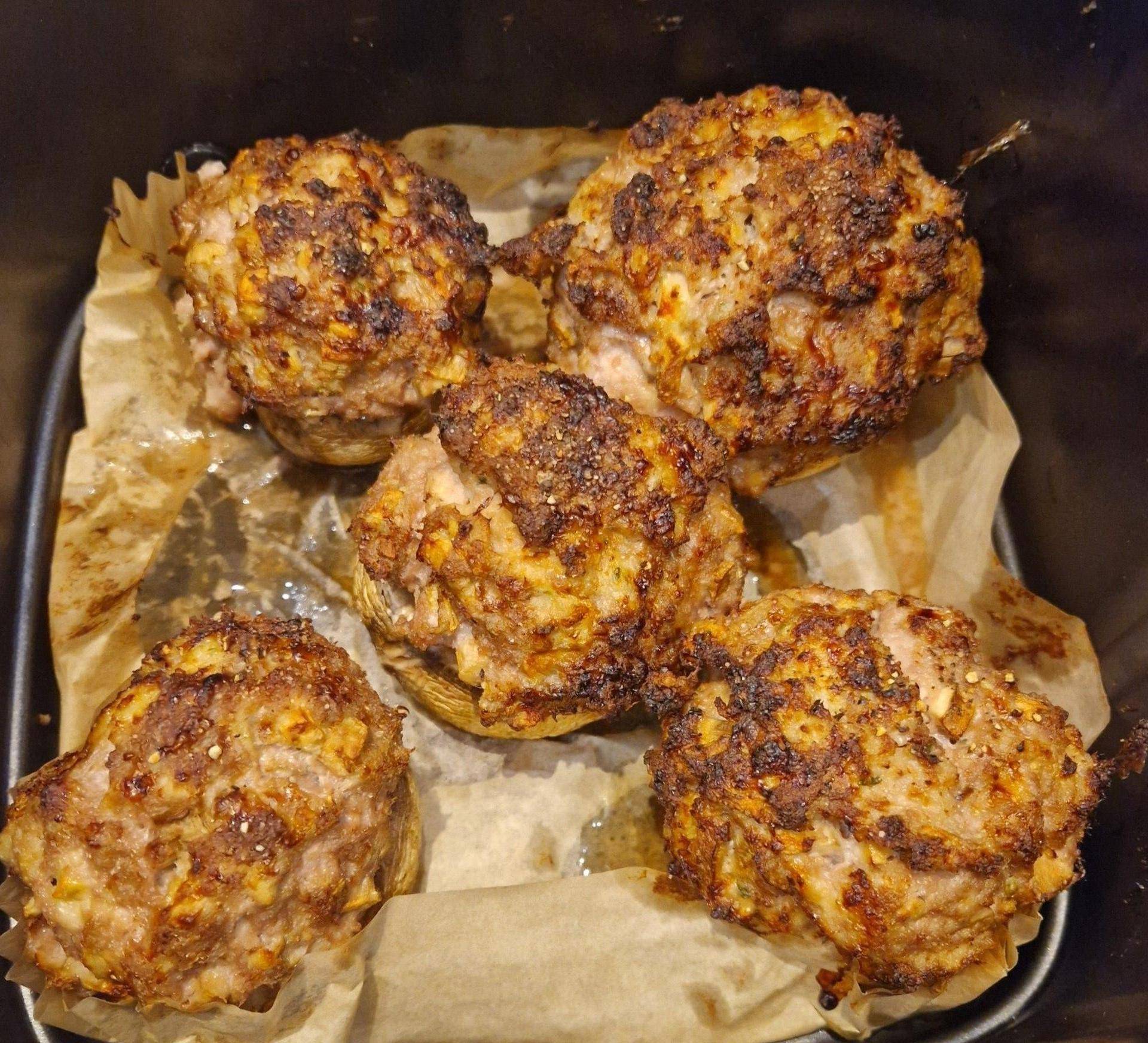 Nadziewane pieczarki - przepisy Optigrill Elite | Tefal