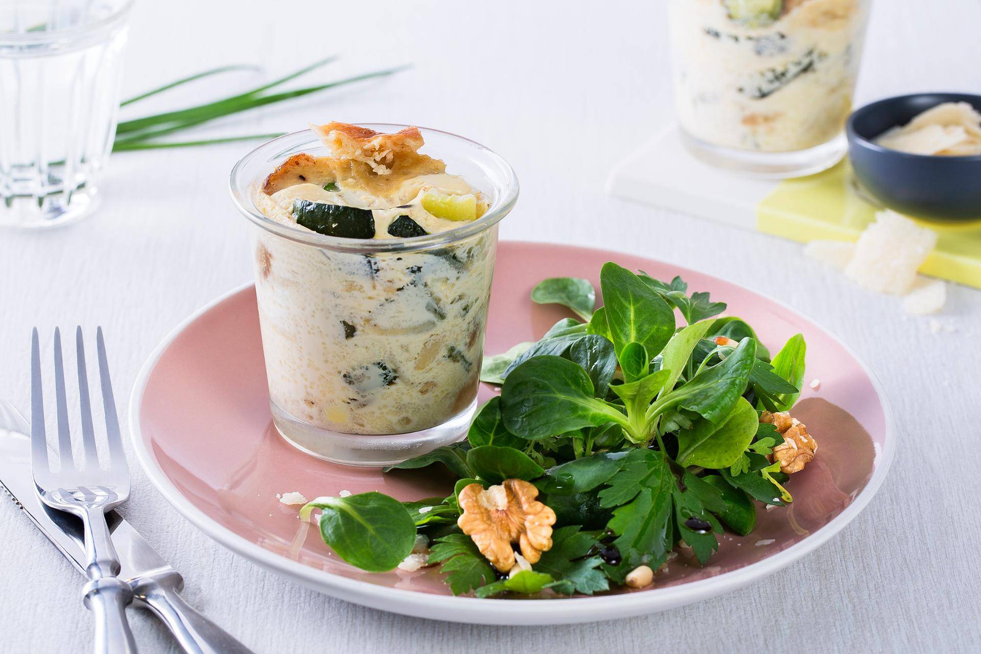 Tosty francuskie z cukinią i parmezanem - przepisy Cook4Me | Tefal