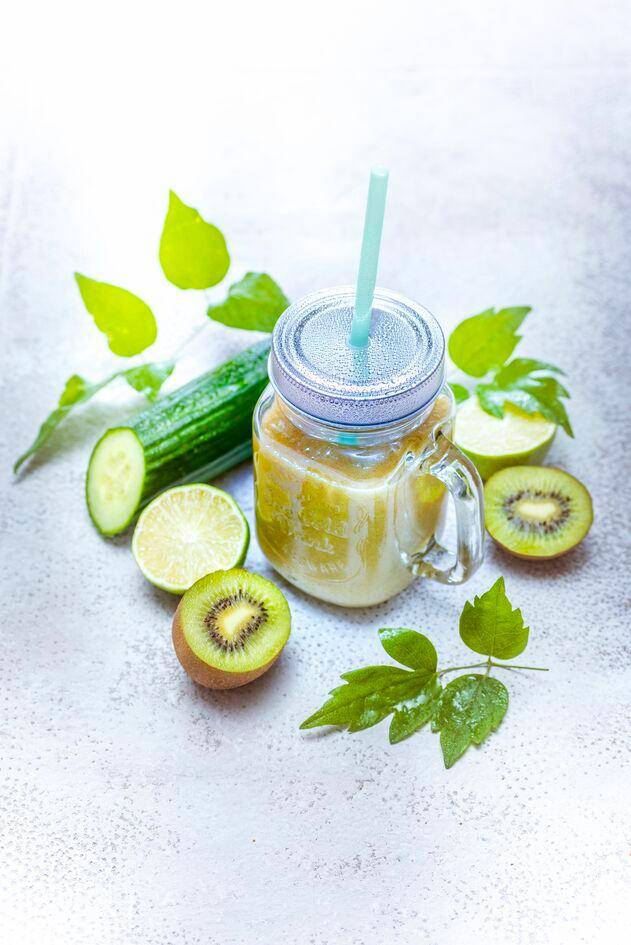 Smoothie z ogórków, kiwi, jabłek i limonki - przepisy Blend up | Tefal