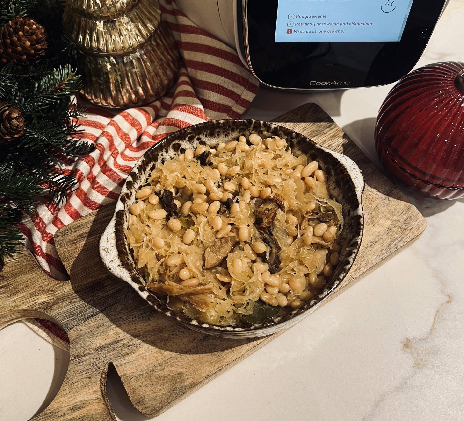 Wigilijna kapusta z grochem i grzybami - przepisy Cook4Me | Tefal