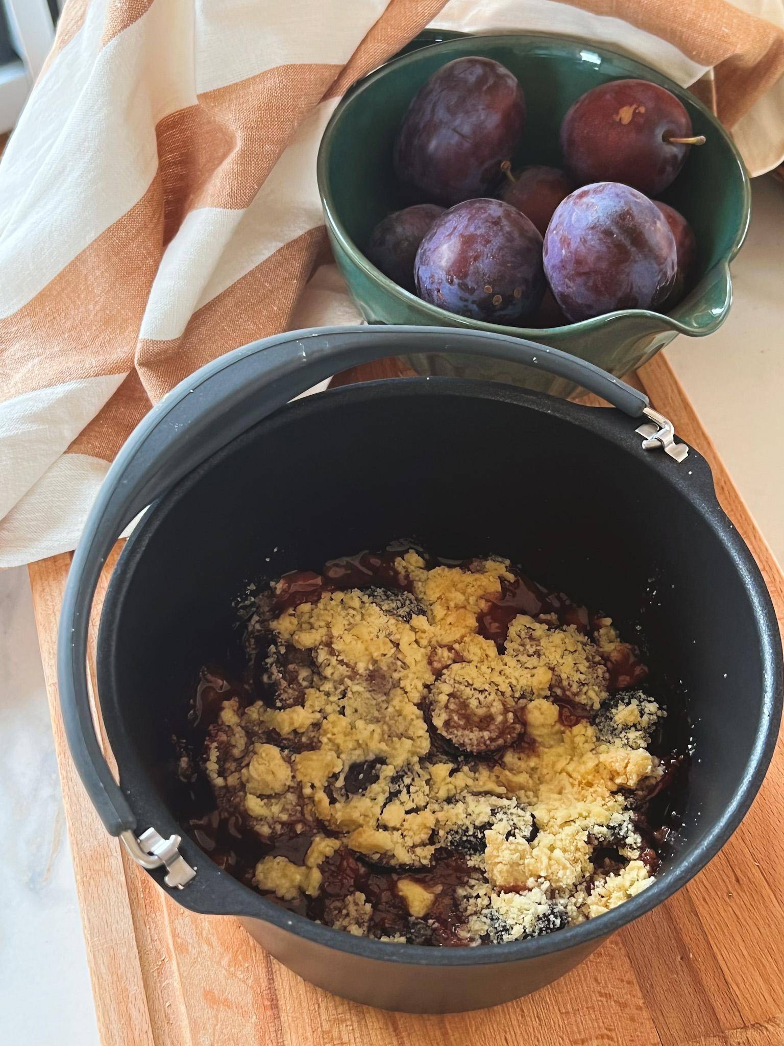 Śliwki pod kruszonką wg Pati Sołtysik - przepisy Cook4Me | Tefal