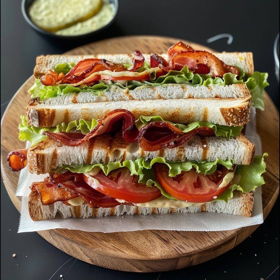 Kanapka BLT (bekon, sałata i pomidor) - przepisy Easy Fry Mega | Tefal