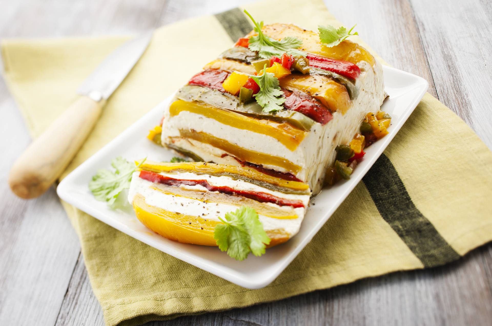 Terrina z ricottą i papryką - przepisy Cook4Me | Tefal