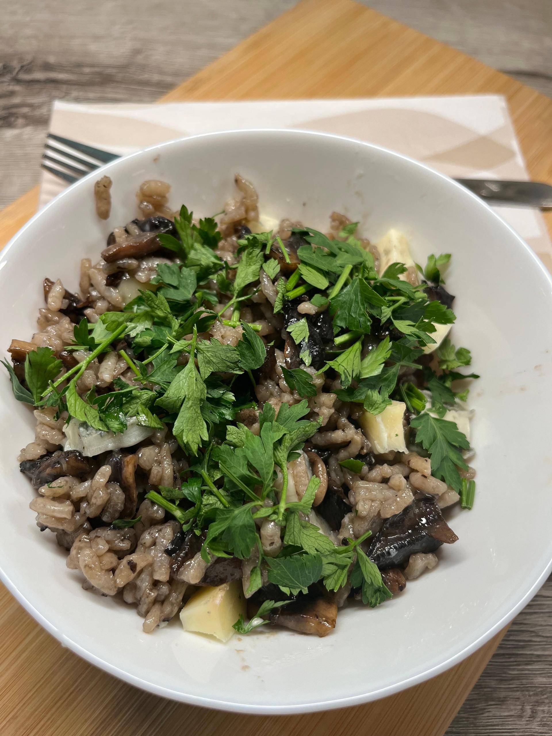 Risotto z pieczarkami i gorgonzolą - przepisy Cookeo V3 | Tefal