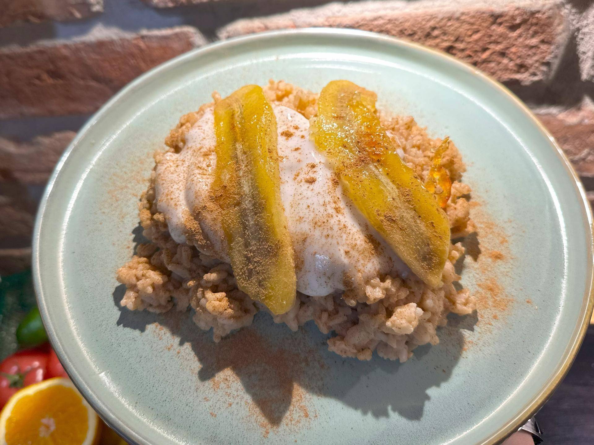 Mleczny ryż z karmelizowanym bananem - przepisy Cook4Me | Tefal