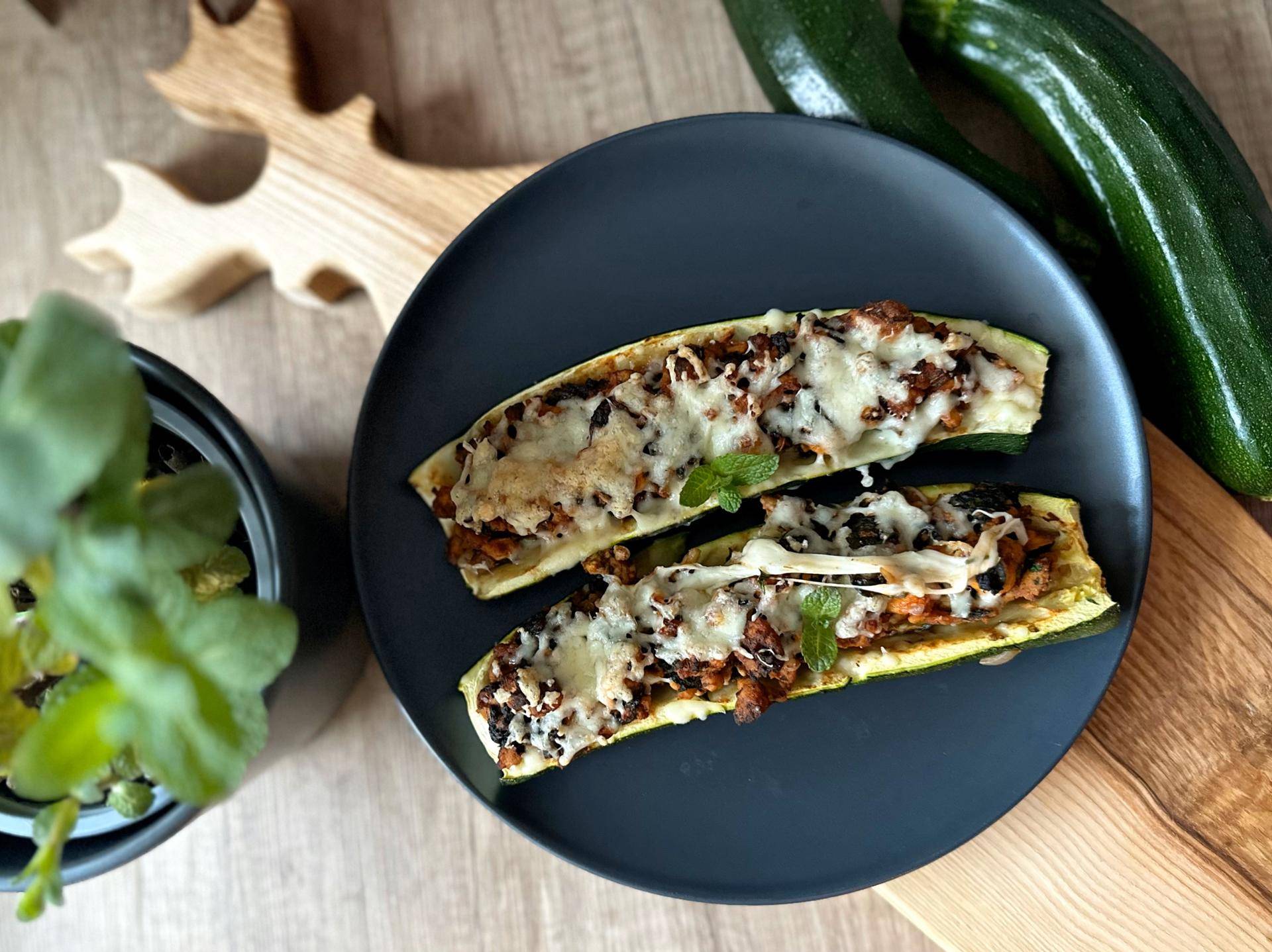 Faszerowana cukinia - przepisy EASY FRY & GRILL 2 in 1 XXL | Tefal