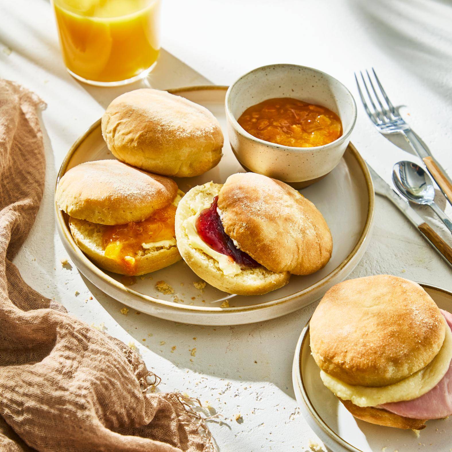 Angielskie muffiny - przepisy Easy Fry Mega | Tefal