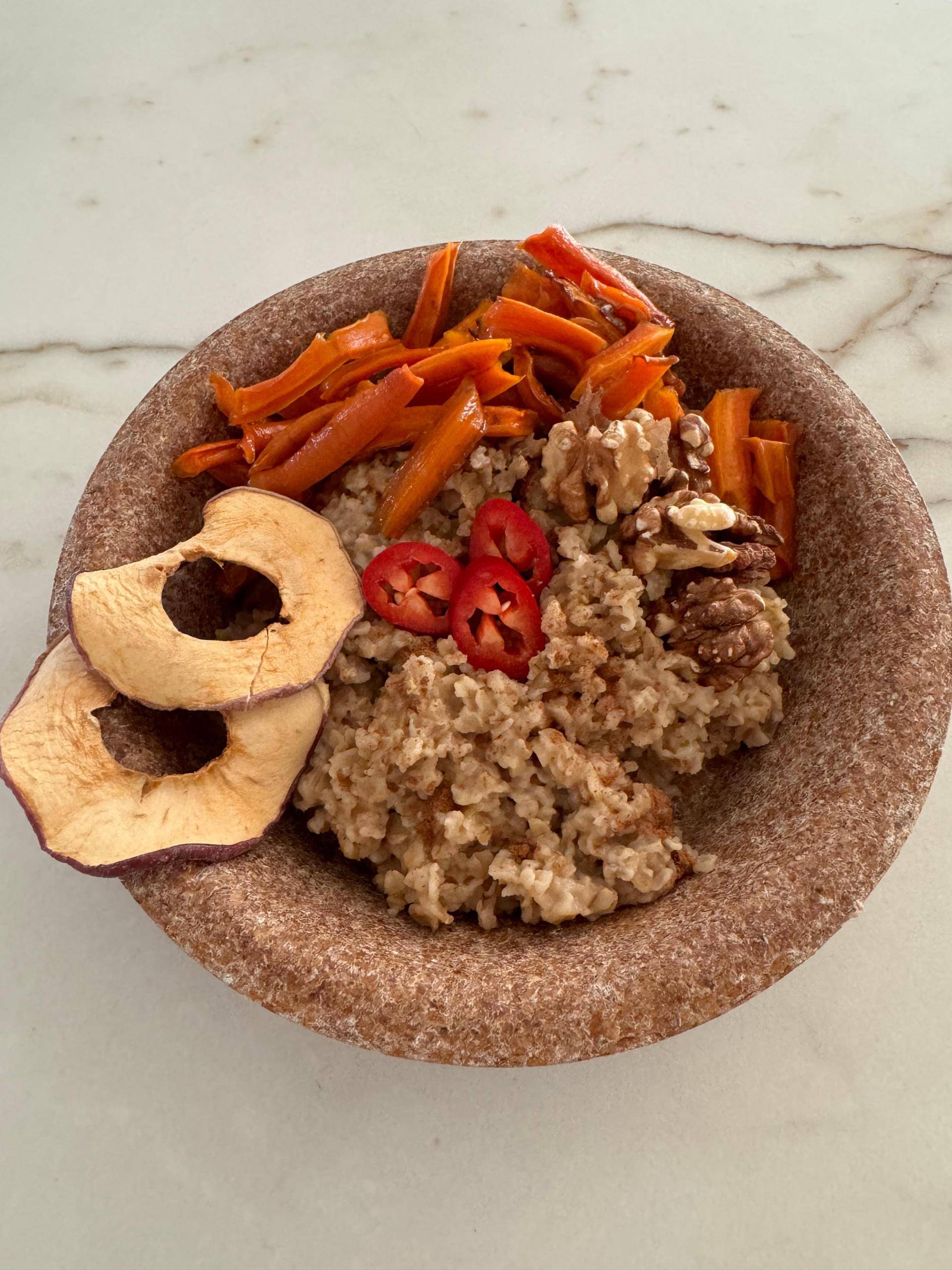 Marchewkowa owsianka z orzechami - przepisy Cook4Me | Tefal