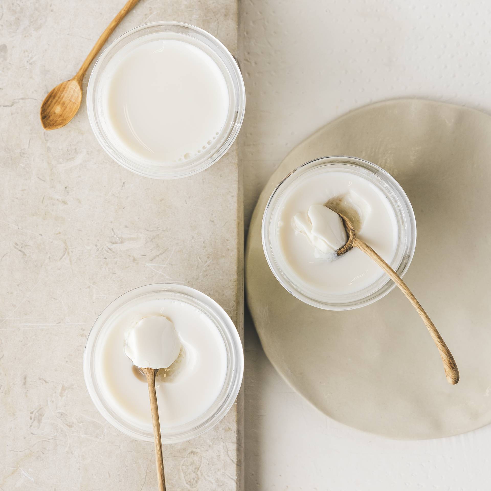 Sojowy jogurt waniliowy - przepisy Easy fry Silence XL / Essential XL | Tefal