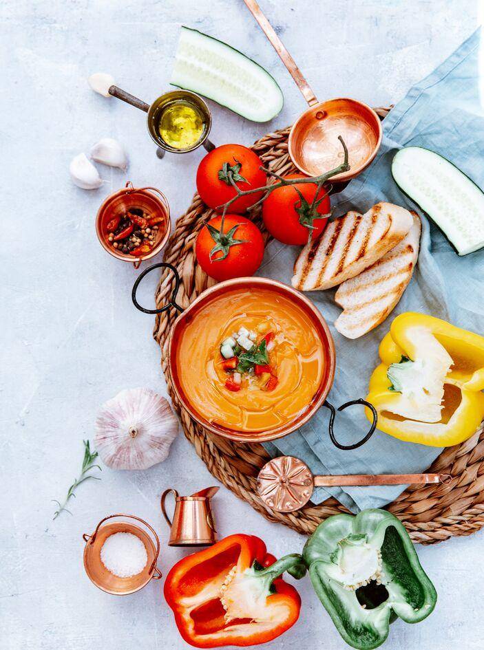 Gazpacho z pomidorów i papryki - przepisy Perfectmix + | Tefal