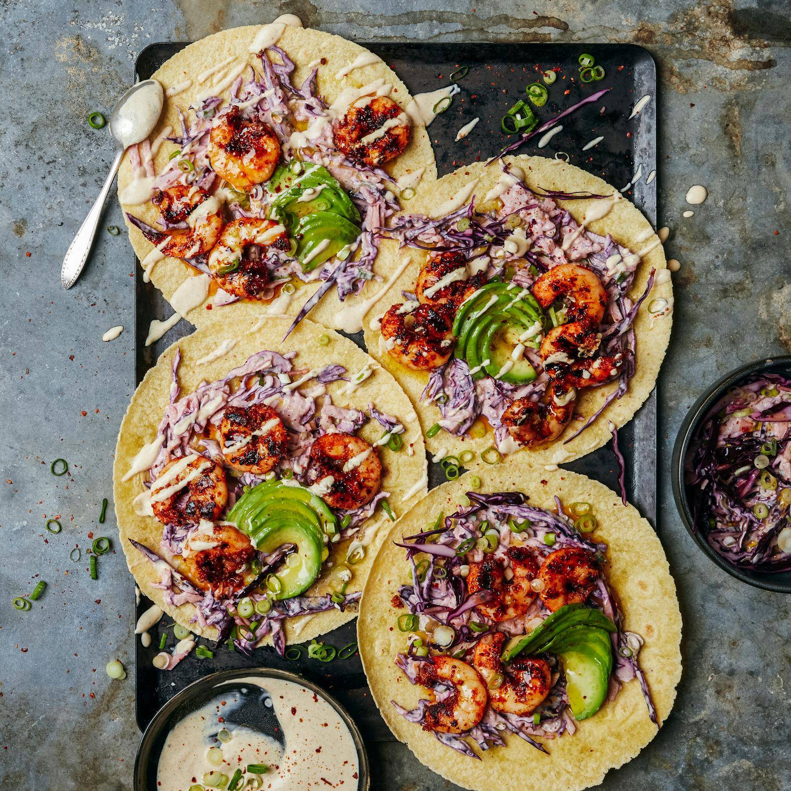 Grillowane taco z krewetkami - przepisy OptiGrill 2in1 | Tefal