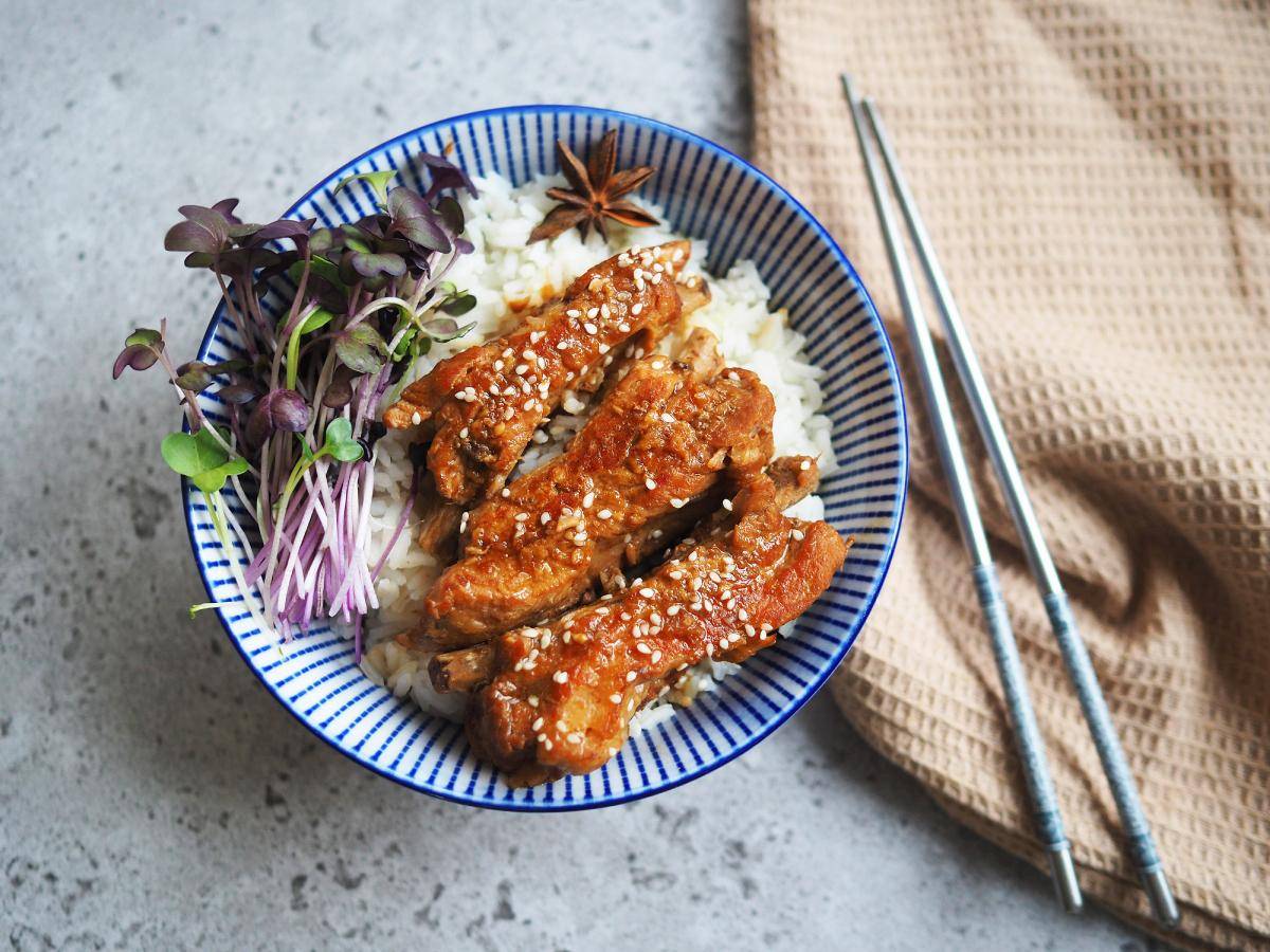 Żeberka po chińsku wg Kiszki - przepisy Cook4Me | Tefal