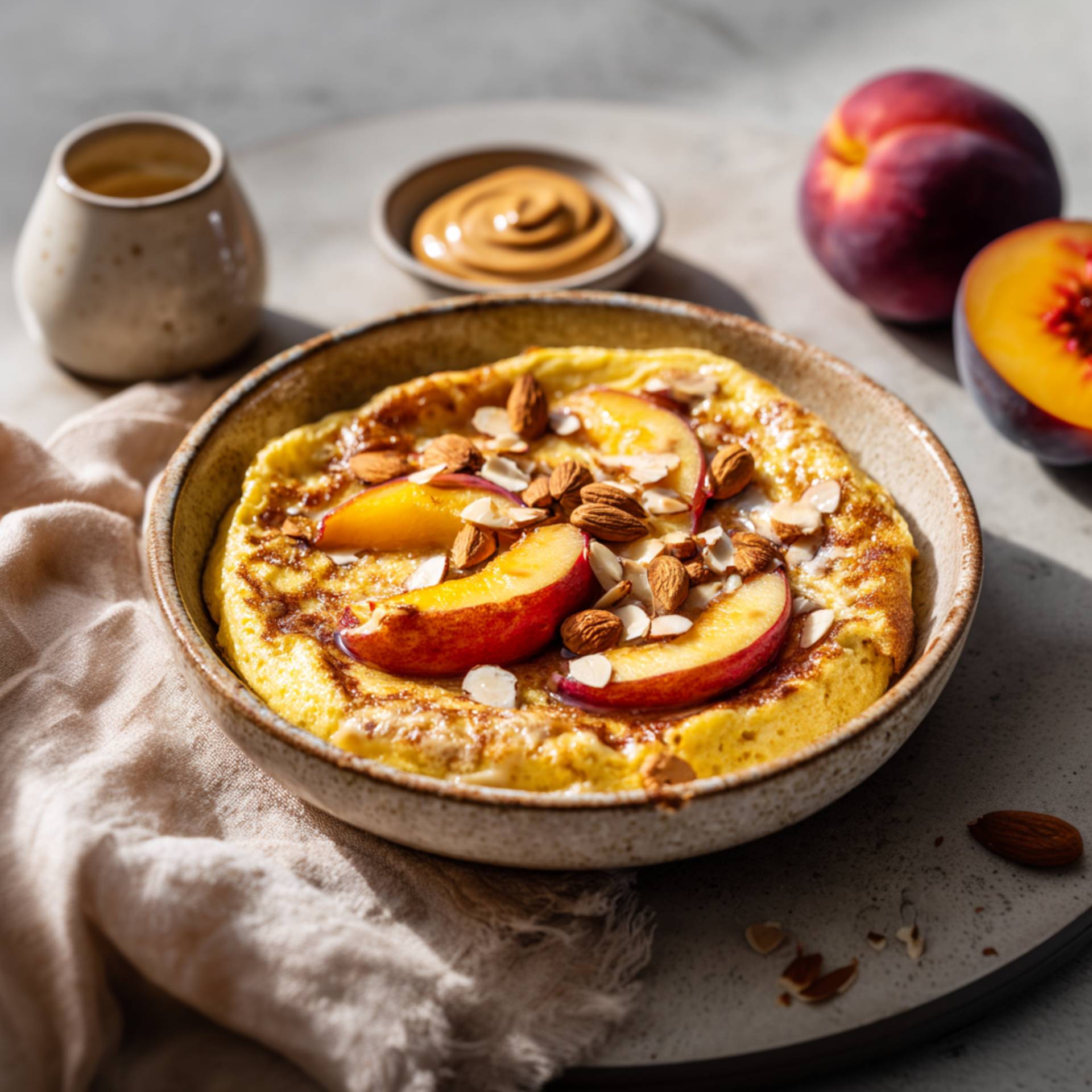 Omlet biszkoptowy z nektarynką - przepisy EASY FRY & GRILL 2 in 1 MECHANICAL | Tefal