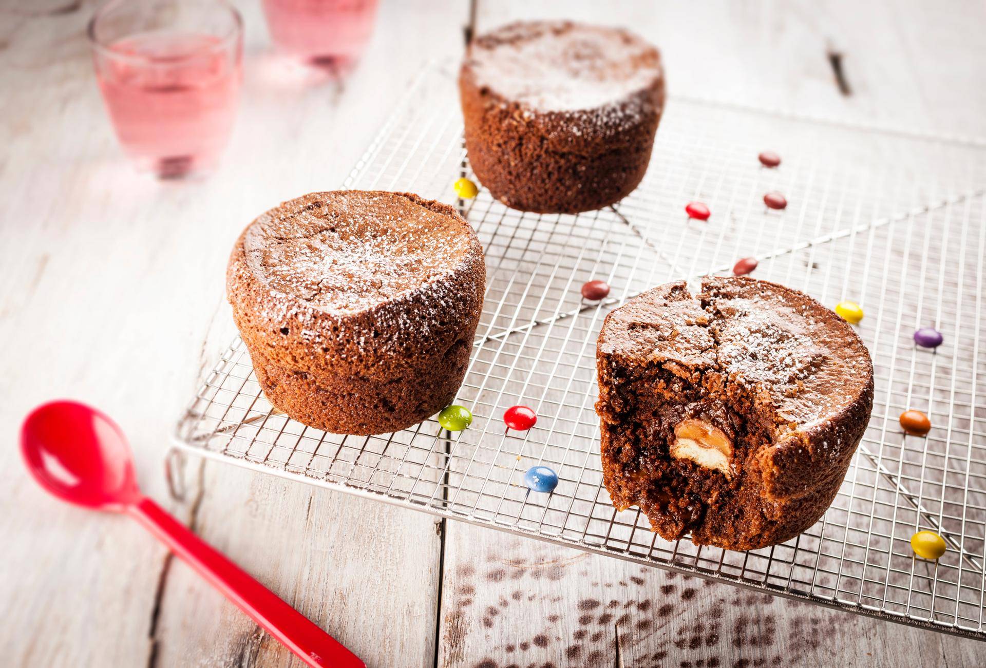 Czekoladowy fondant z niespodzianką - przepisy Cook4Me | Tefal